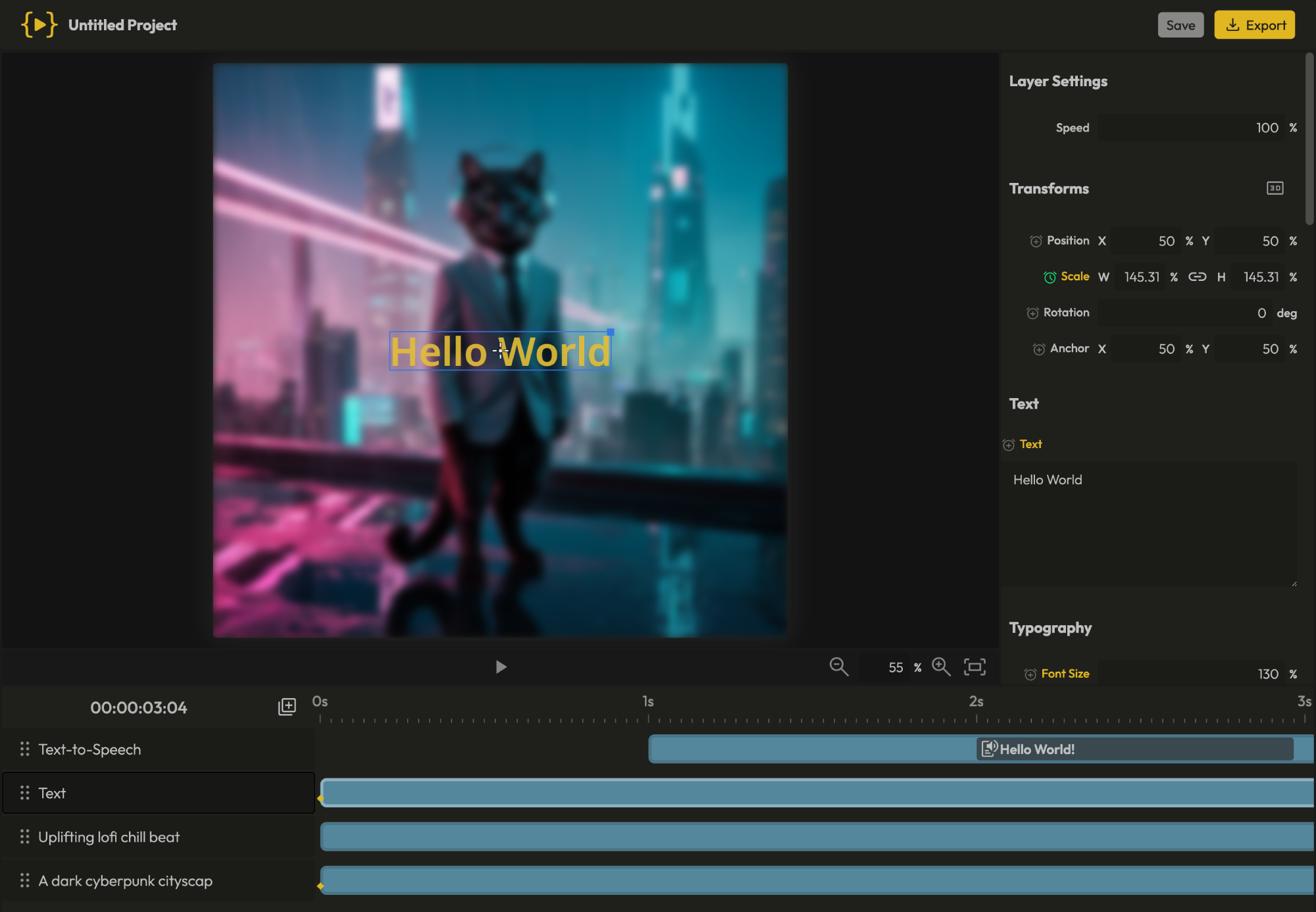 Scrptly Editor
